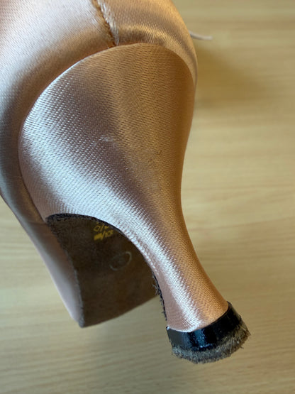ICS RoundToe SingleStrap - Peach Satin - Size 5 - Regular