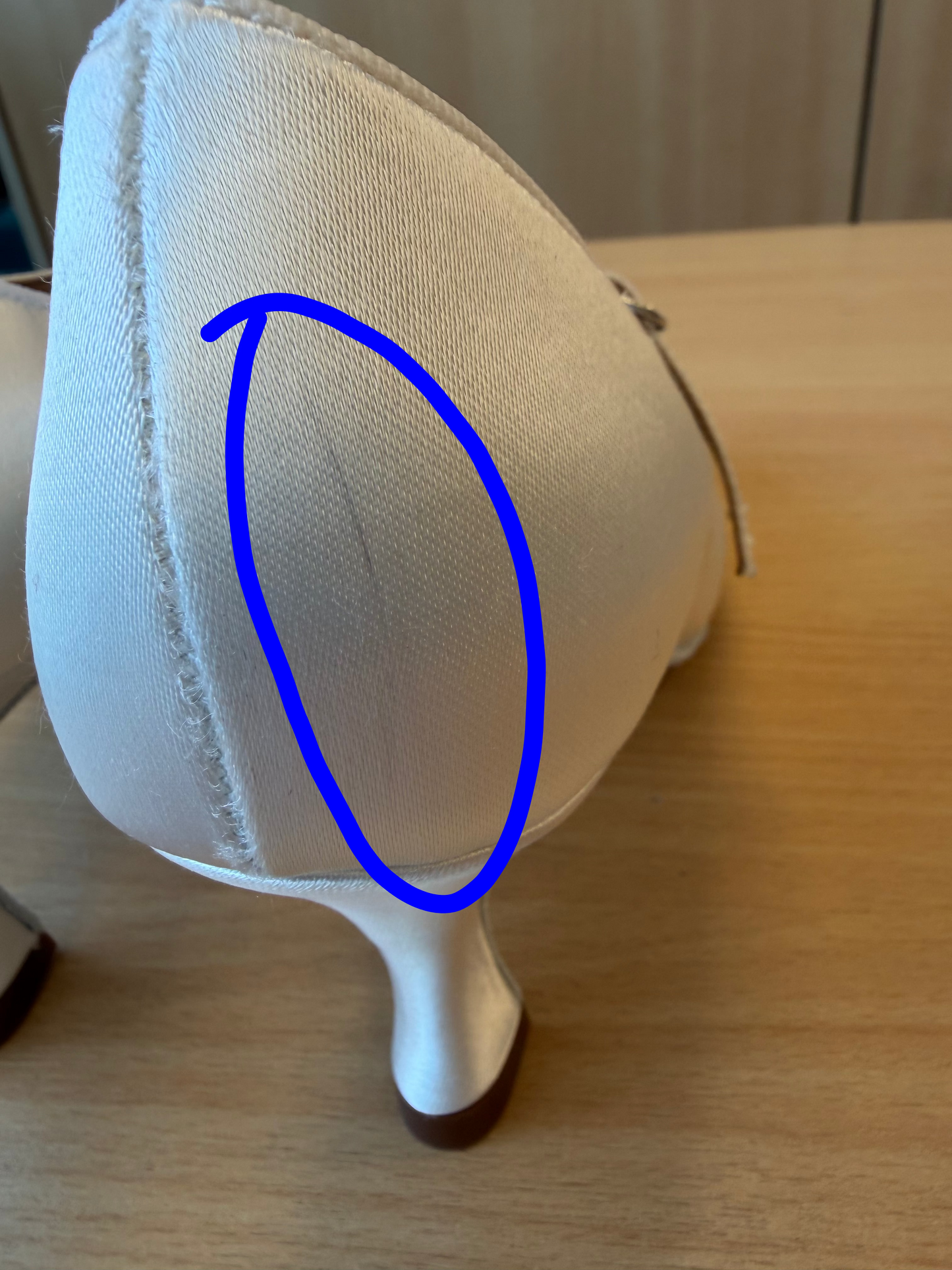 ICS Classic - White Satin - Size 5 - X Wide