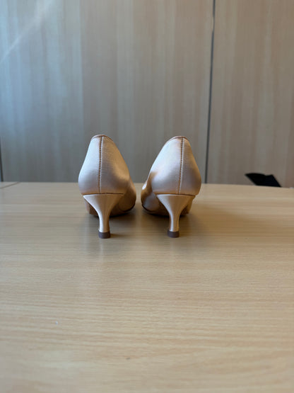ICS Vista - Peach Satin - Size 5 - X Wide