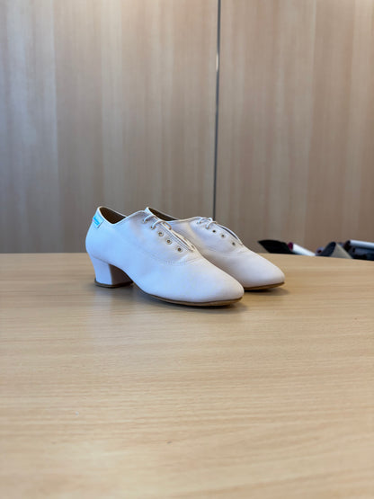 Heather Split-Sole - Beige Lycra - Size 5 - X Wide