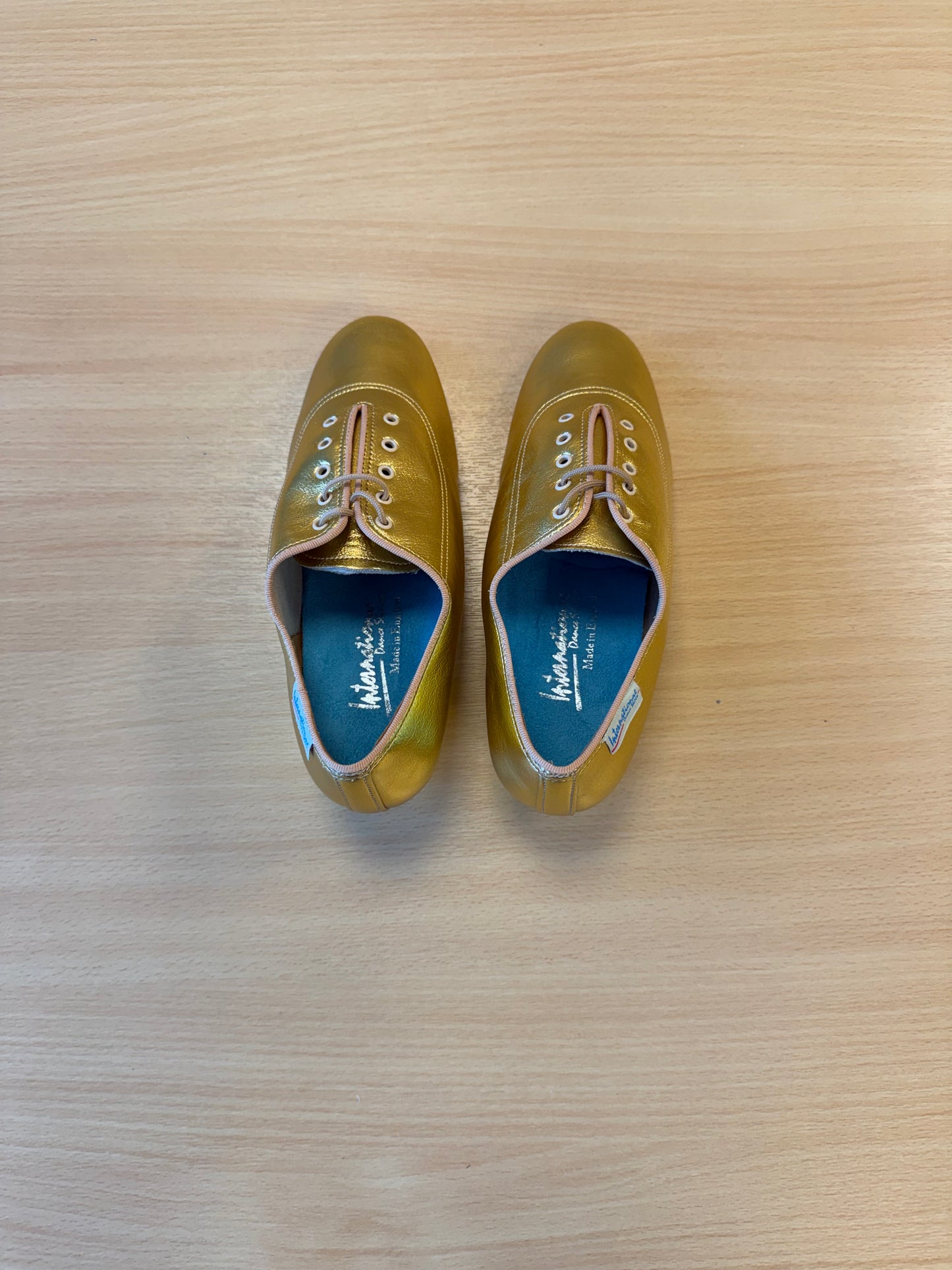 Heather Split-Sole - Gold NotCalf - Size 5 - Regular