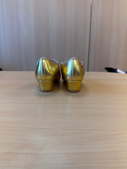 Heather Split-Sole - Gold NotCalf - Size 5 - Regular