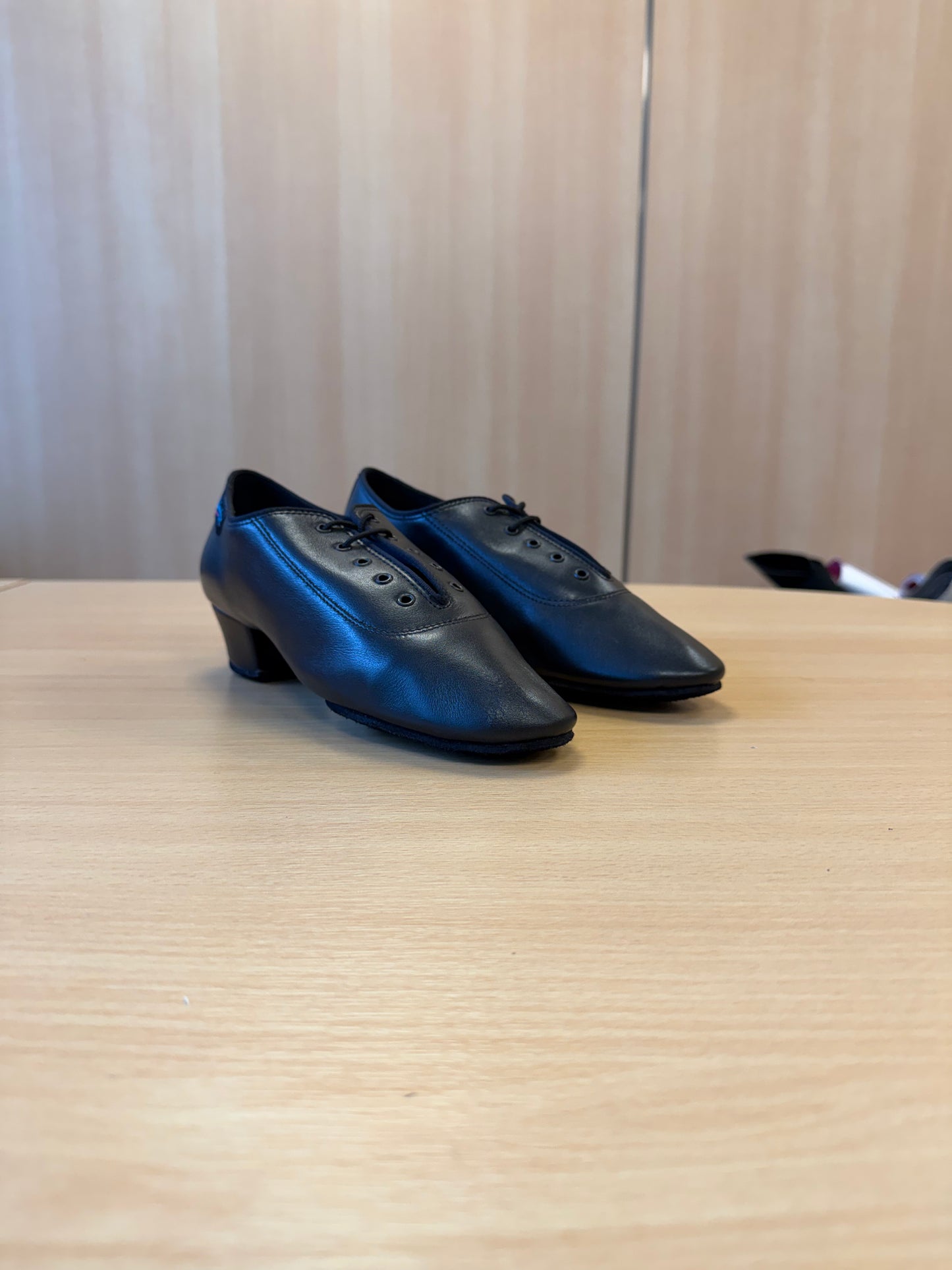 Heather Split-Sole - Black Calf - Size 5 - Regular