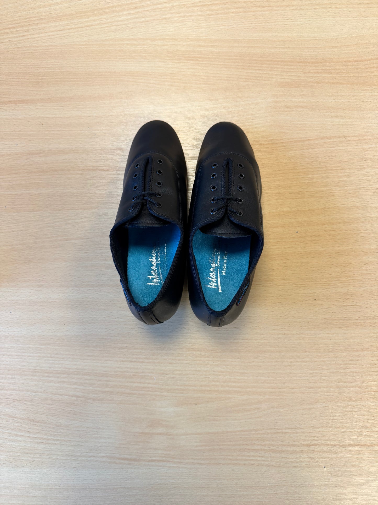 Heather Split-Sole - Black Calf - Size 5 - Regular