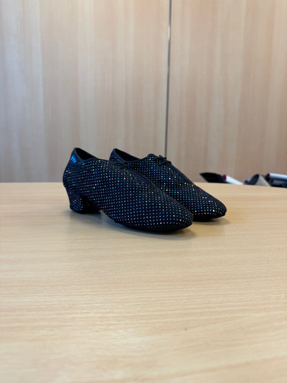 Heather Split-Sole - Black Silver Hologram - Size 5 - Regular (XG Soles)