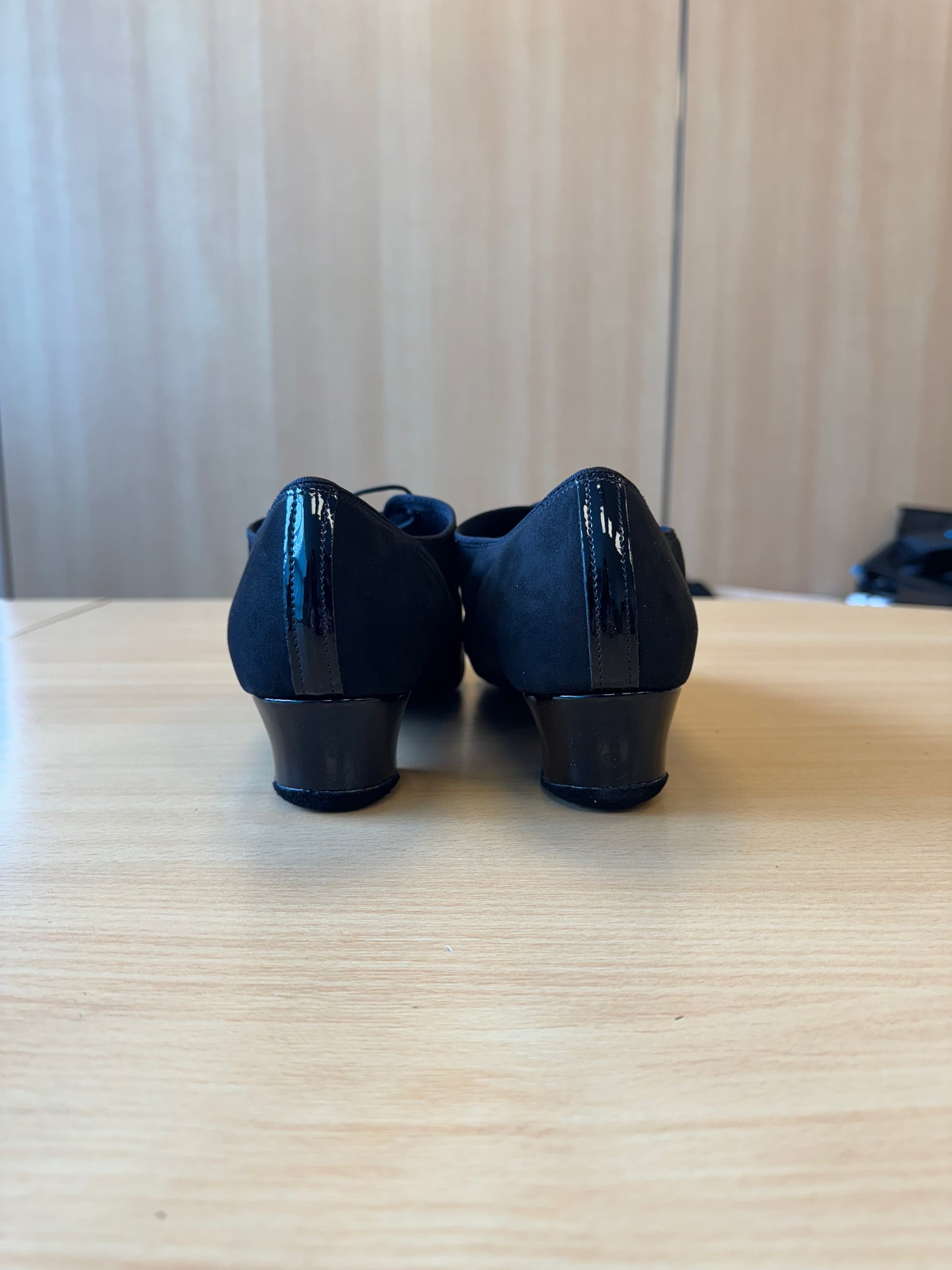 Rumba Duo - Black Nubuck/Black Patent - Size 10 - Regular