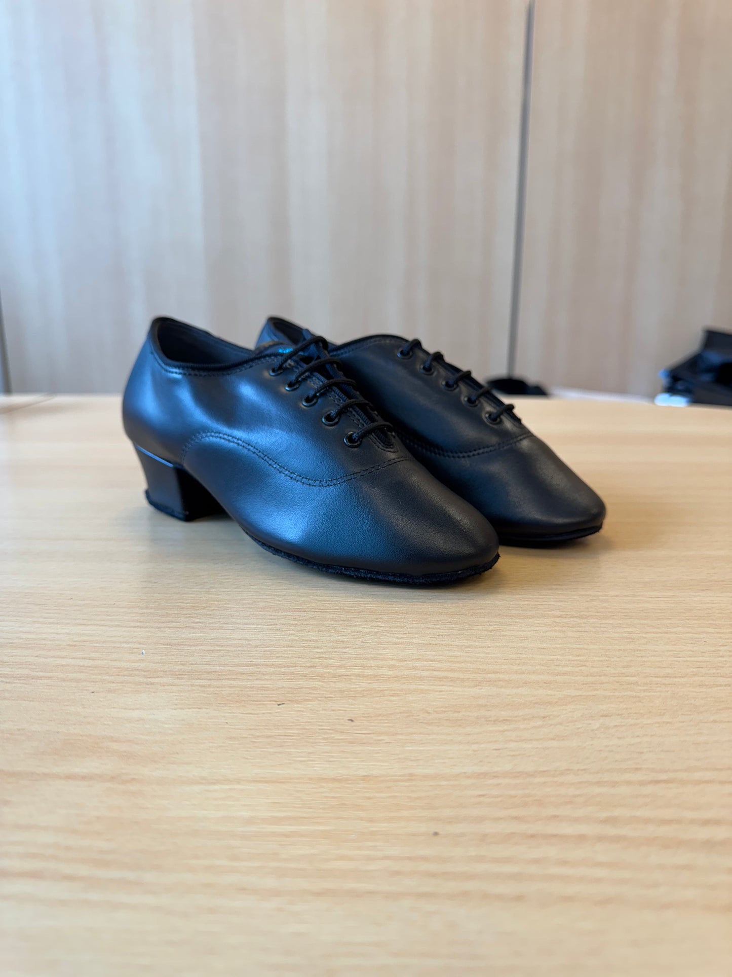 Spanish Tango Boys - Black Calf - Size 3 - Regular