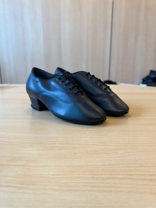 Spanish Tango Boys - Black Calf - Size 3 - Regular