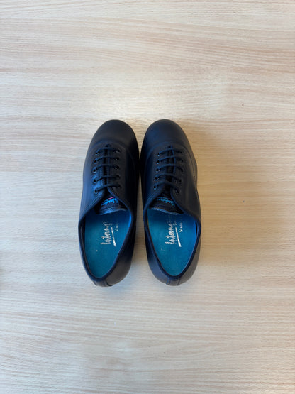 Spanish Tango Boys - Black Calf - Size 3 - Regular