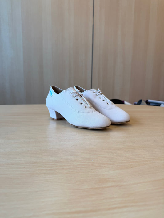 Heather Split-Sole - Beige Lycra - Size 4 - Regular