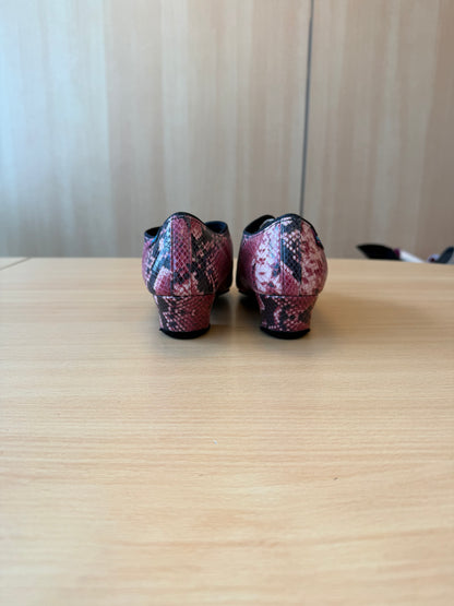 Heather Split-Sole - Pink Snake - Size 4.5 - Regular