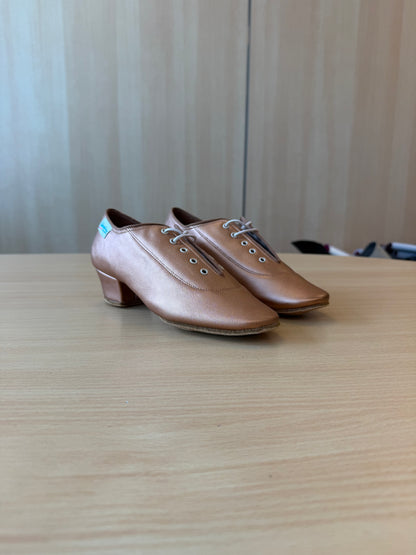 Heather Split-Sole - Tan Shimmer - Size 4 - Regular
