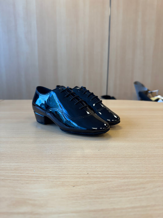 Boys Contra - Black Patent - Size 1.5 - Narrow