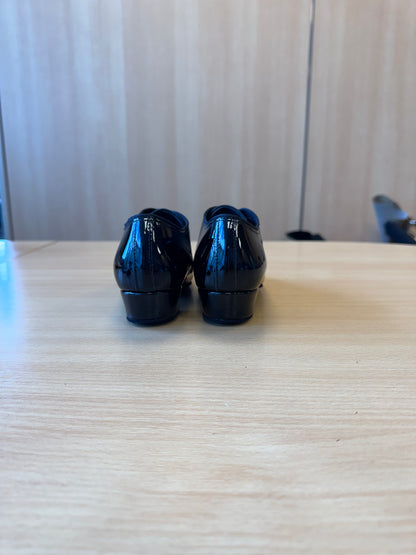 Boys Contra - Black Patent - Size 1.5 - Narrow