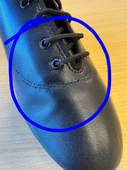 Boys Tango - Black Calf - Size 4 - Narrow