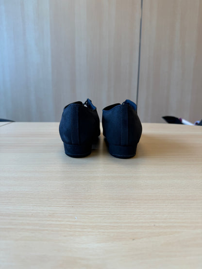 Spanish Tango - Black Nubuck - Size 8 - Regular
