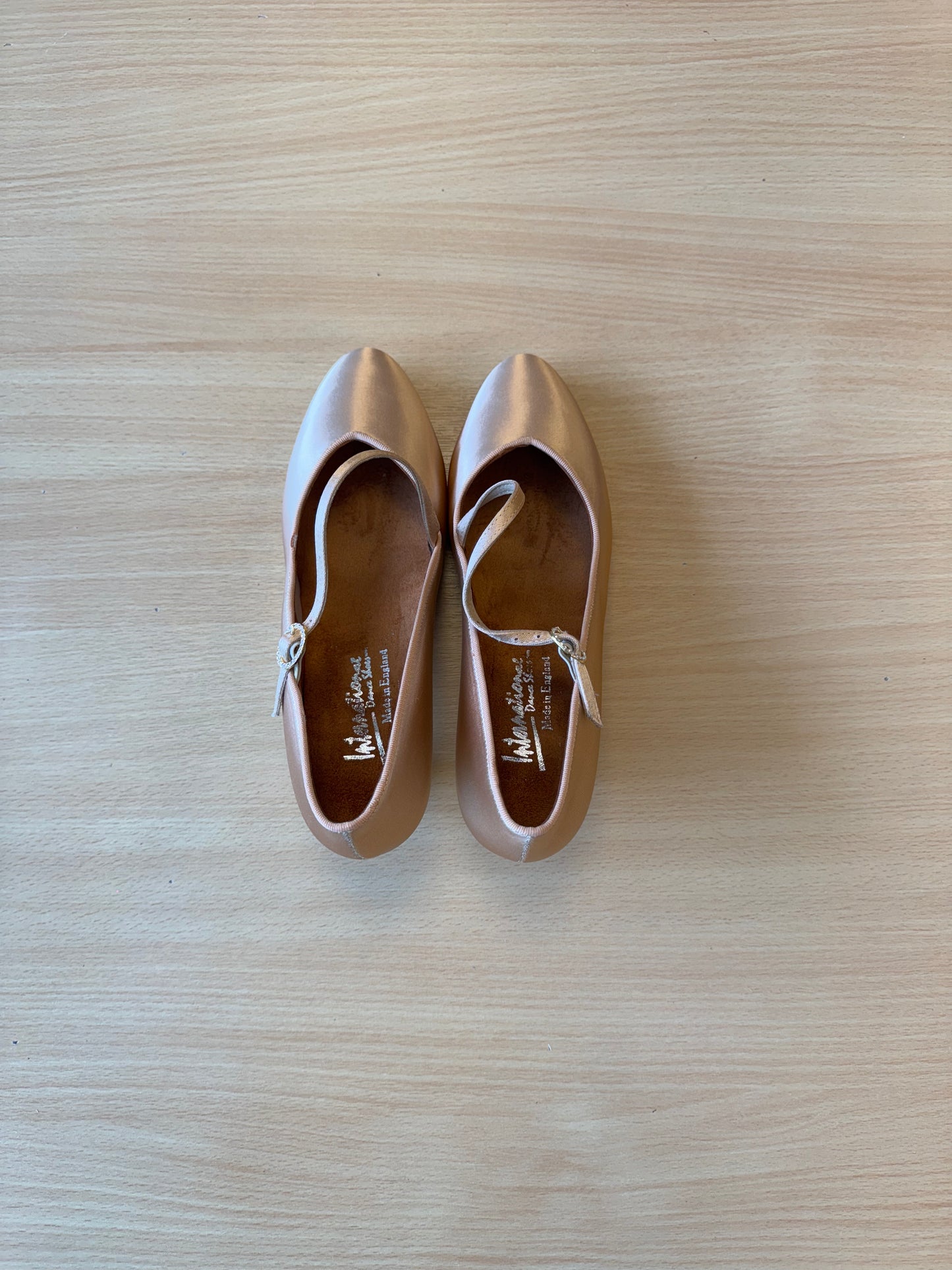 ICS Vista SingleStrap - Peach Satin - Size 6 - Wide