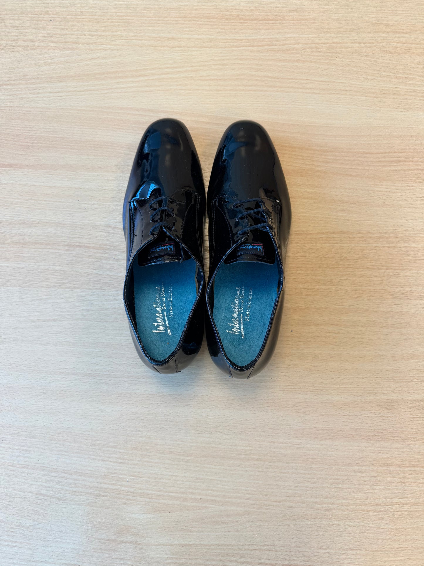 Gibson - Black Patent - Size 9.5 - Regular (Vegan Soles)
