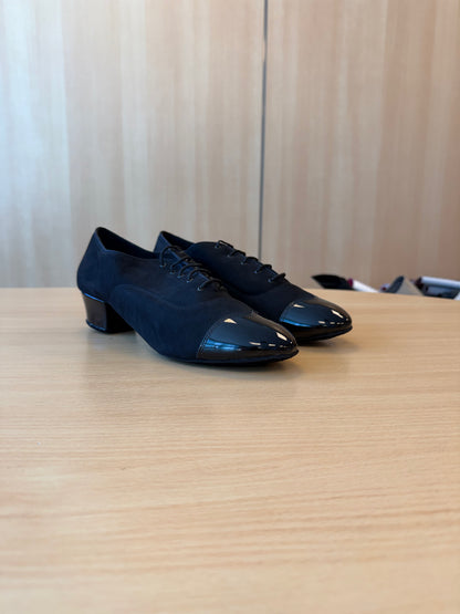 Rumba Duo - Black Nubuck/Black Patent - Size 10 - Regular