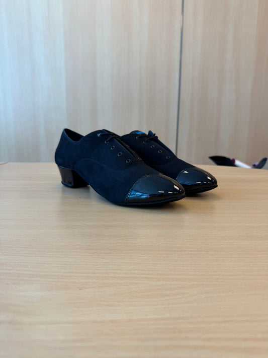 Rumba Duo - Black Nubuck/Black Patent - Size 10.5 - Regular