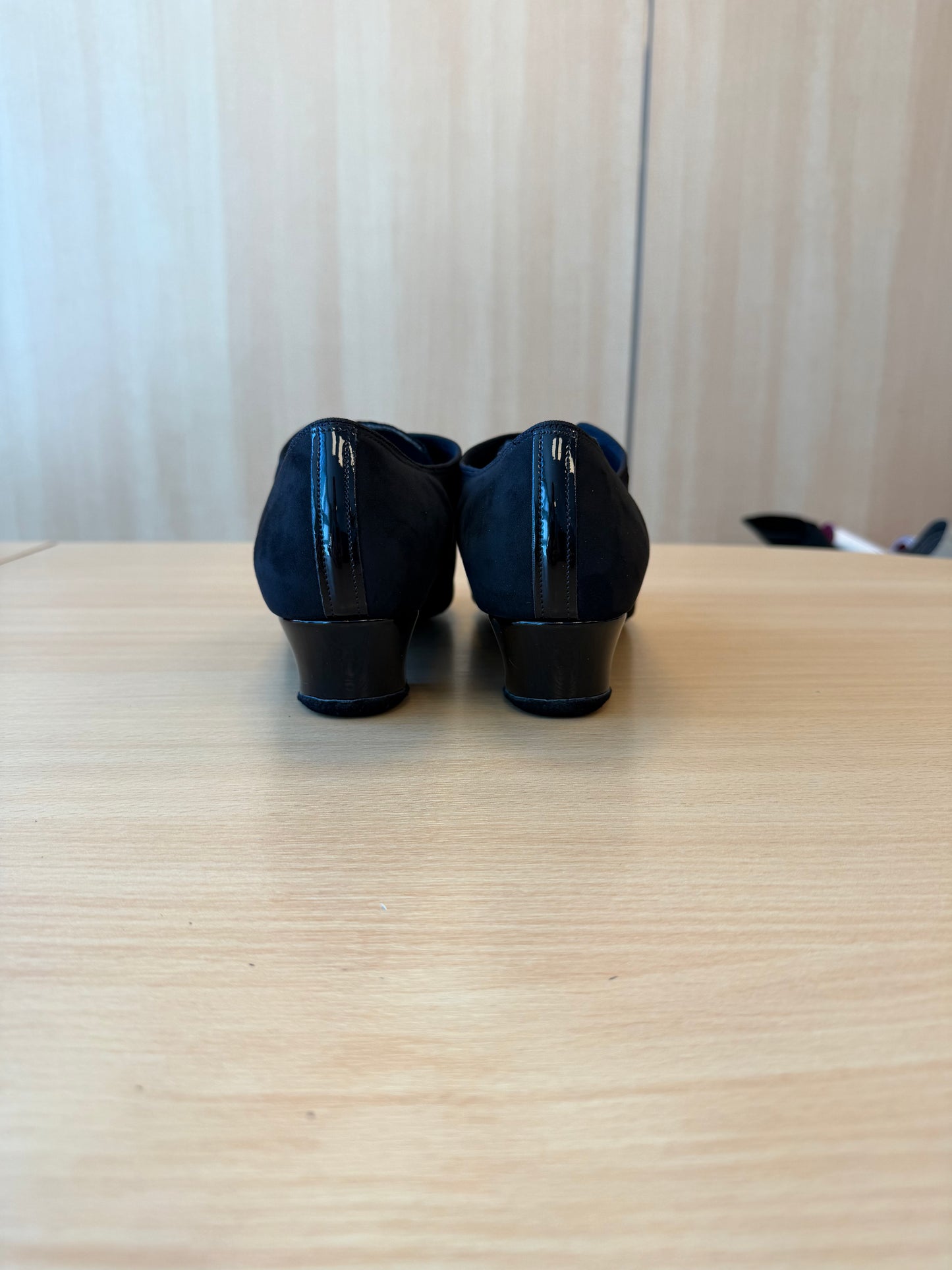 Rumba Duo - Black Nubuck/Black Patent - Size 10.5 - Regular