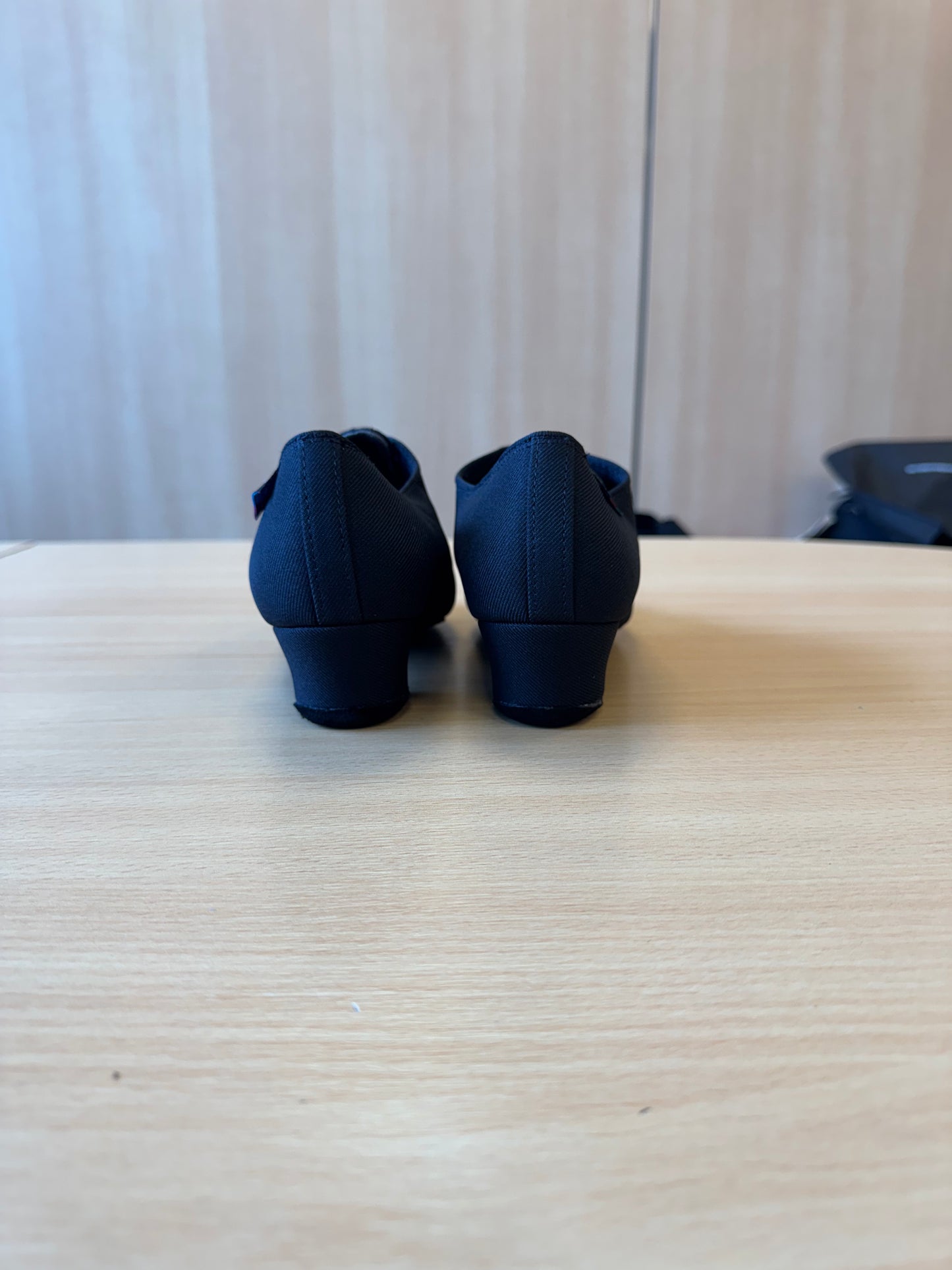 Heather Split-Sole - Black Lycra - Size 4 - X Wide