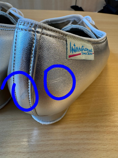 Heather Split-Sole - Silver NotCalf - Size 5 - Regular