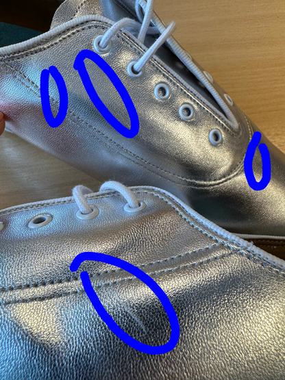 Heather Split-Sole - Silver NotCalf - Size 5 - Regular