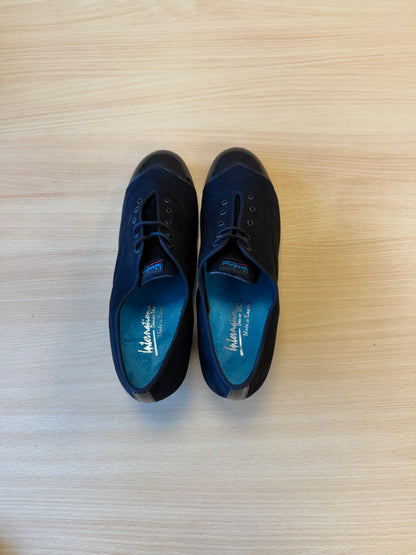 Rumba Duo - Black Nubuck/Black Patent - Size 9 - Regular