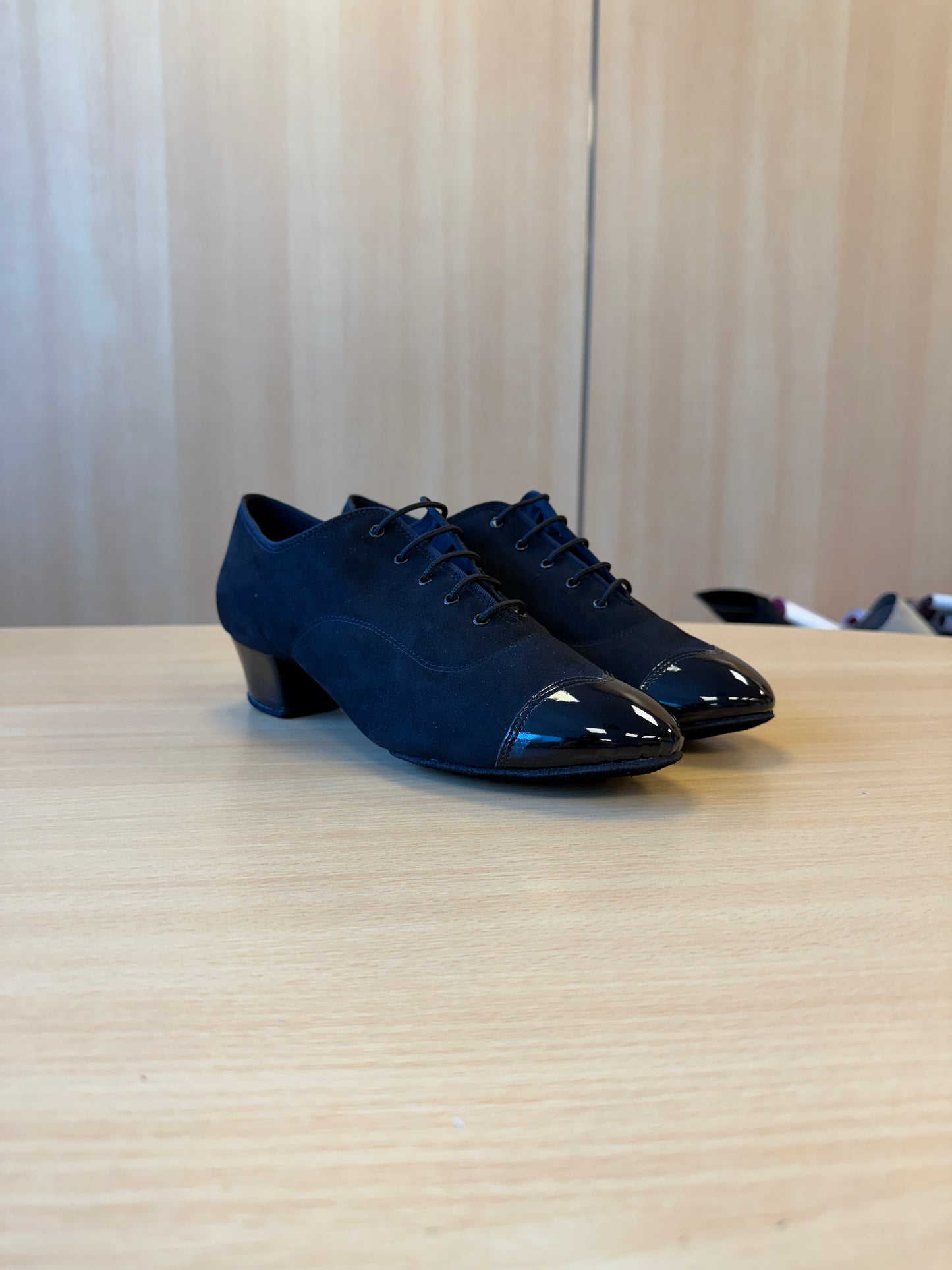 Rumba Duo - Black Nubuck/Black Patent - Size 9 - Regular