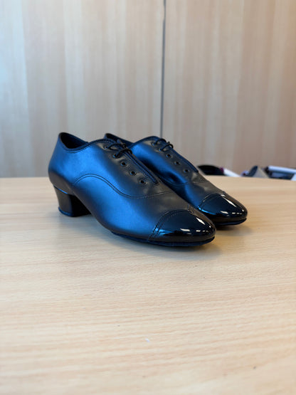 Rumba Duo - Black Calf/Black Patent - Size 8 - Regular