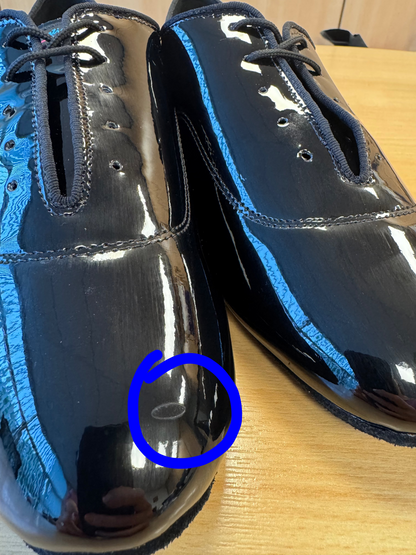 Tango - Black Patent - Size 8.5 - Wide