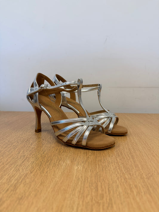 Lucia - Silver NotCalf - Size 6 - Narrow