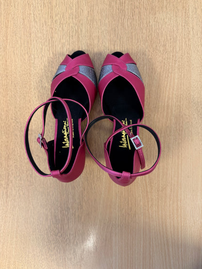 Barbara - PinkSeta - Size 6 - XX Wide( Hook Buckles)