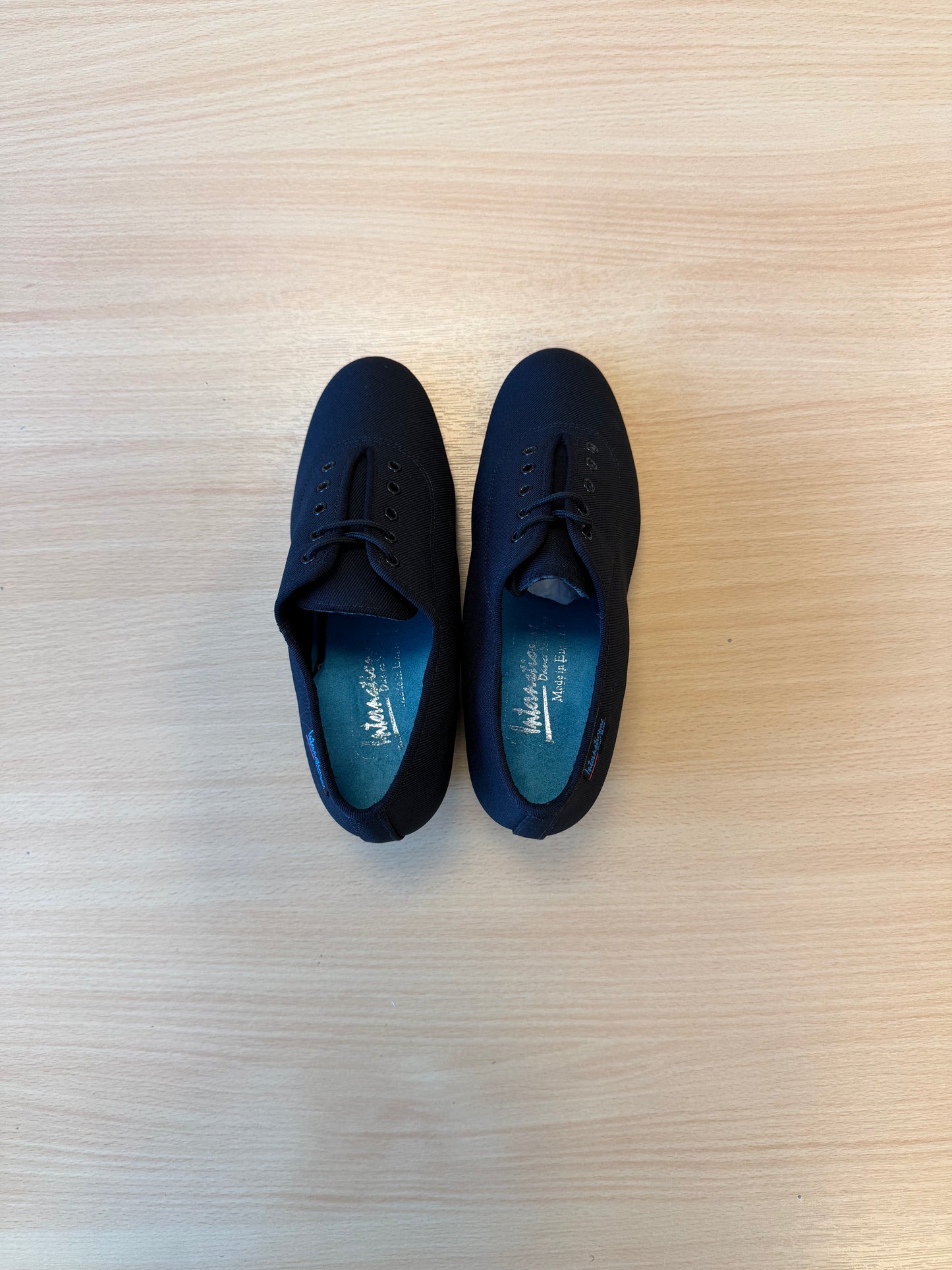 Heather Split-Sole - Black Lycra - Size 4 - Regular