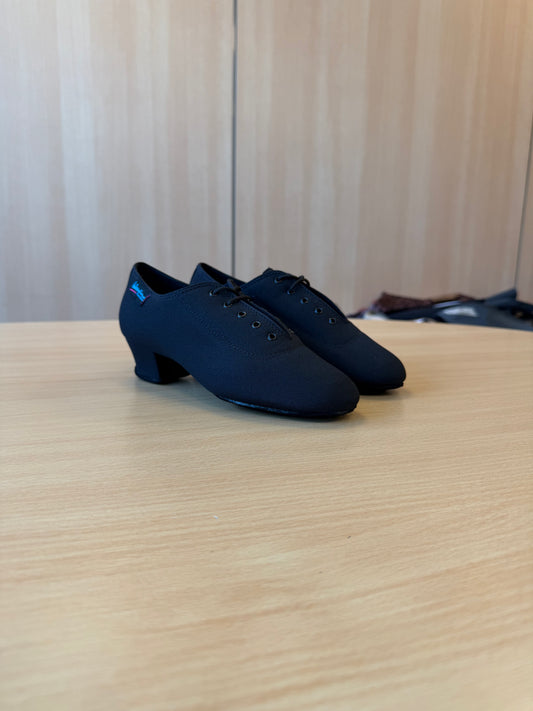 Heather Split-Sole - Black Lycra - Size 3 - X Wide
