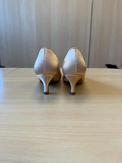 ICS RoundToe - Peach Satin - Size 6.5 - X Wide