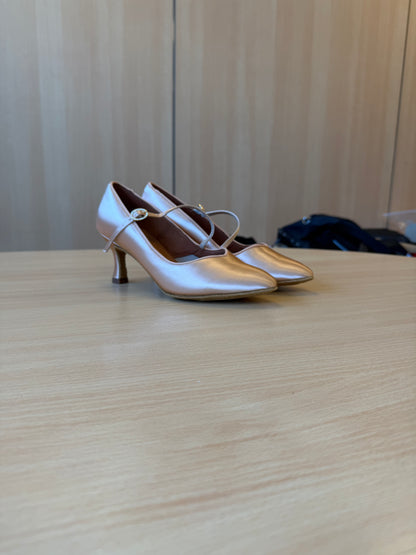 ICS Superstar SingleStrap - Peach Satin - Size 6 - X Wide
