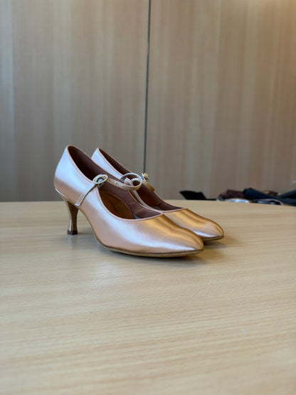 ICS Classic - Peach Satin - Size 6 - Wide