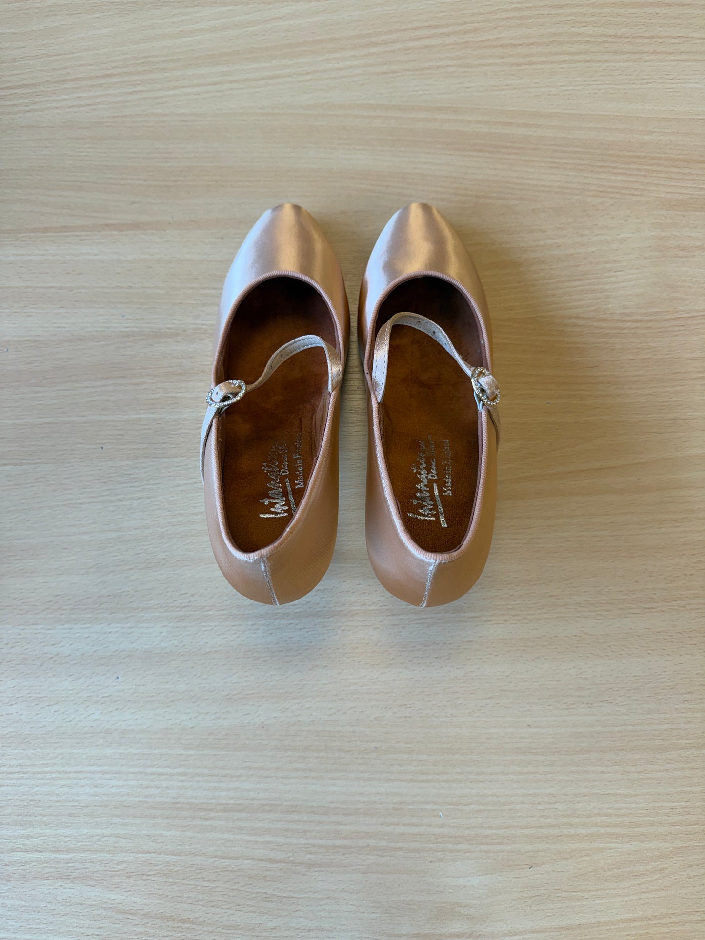 ICS Classic - Peach Satin - Size 6 - Wide