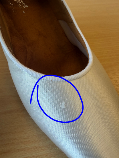 ICS Classic - White Satin - Size 5.5 - Regular