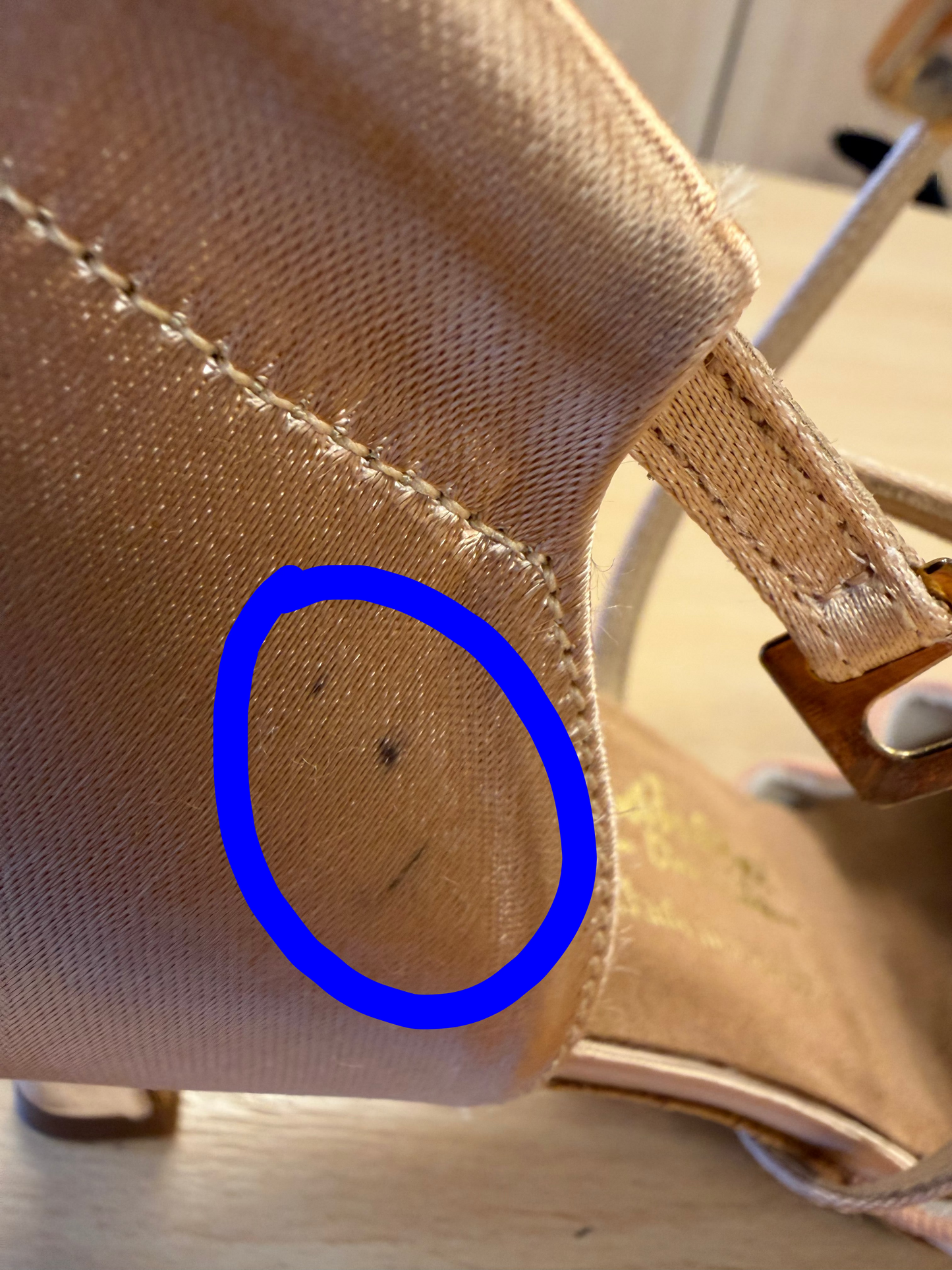 American Flex - Peach Satin - Size 8 - Regular