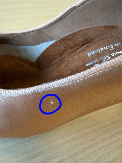 ICS RoundToe - Peach Satin - Size 6.5 - Narrow