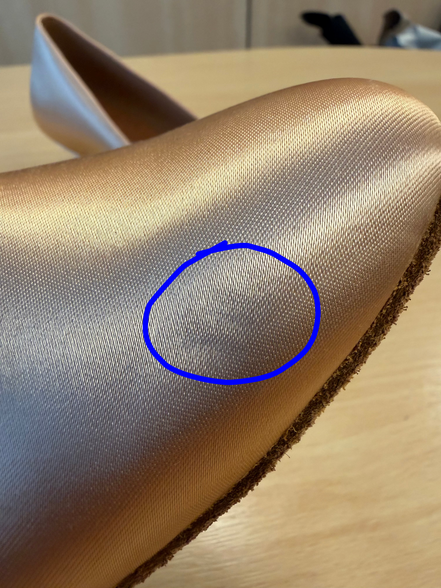 ICS RoundToe - Peach Satin - Size 6 - Regular