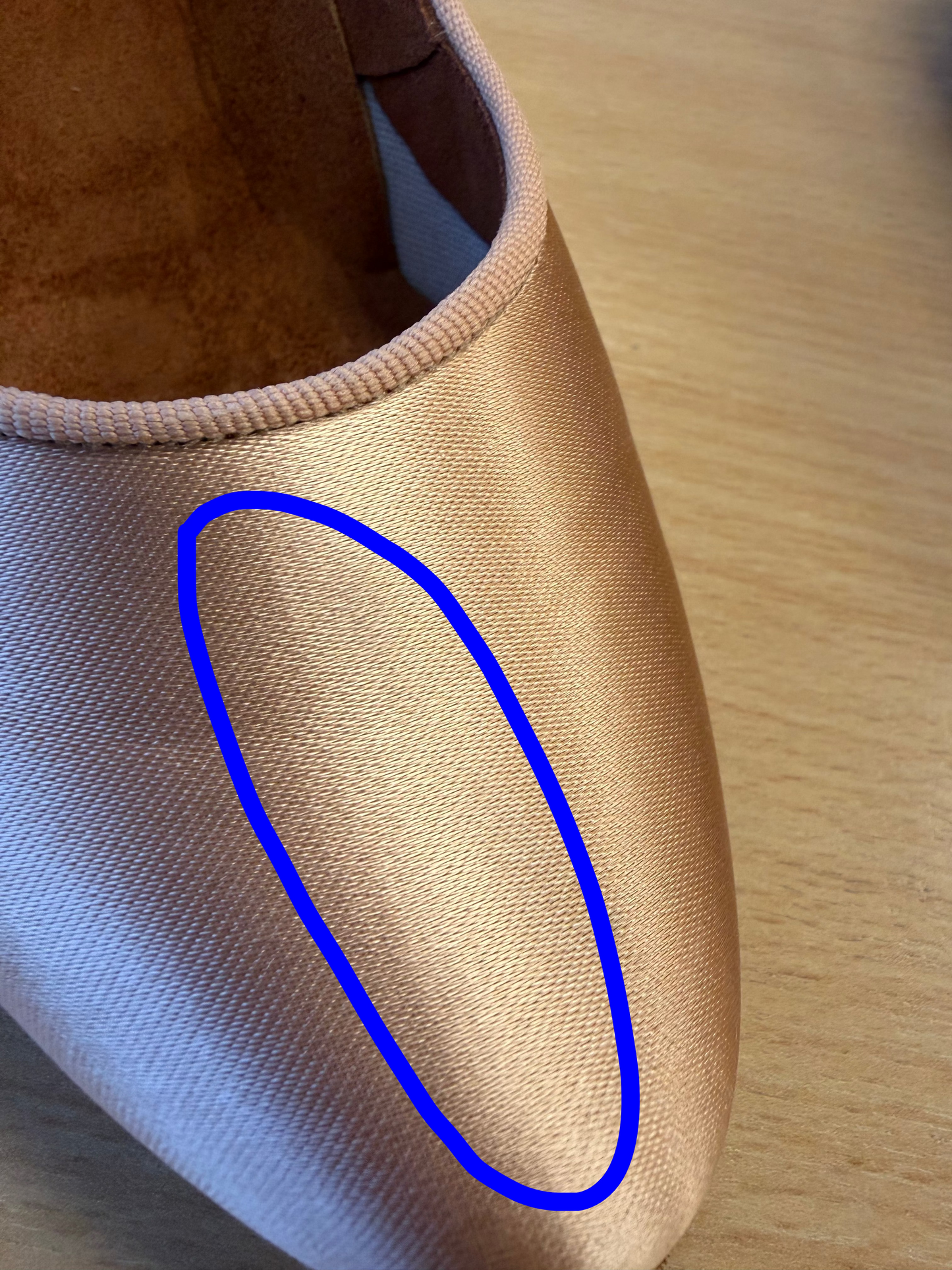 ICS Classic - Peach Satin - Size 5 - Regular