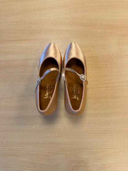 ICS Classic - Peach Satin - Size 4.5 - Regular