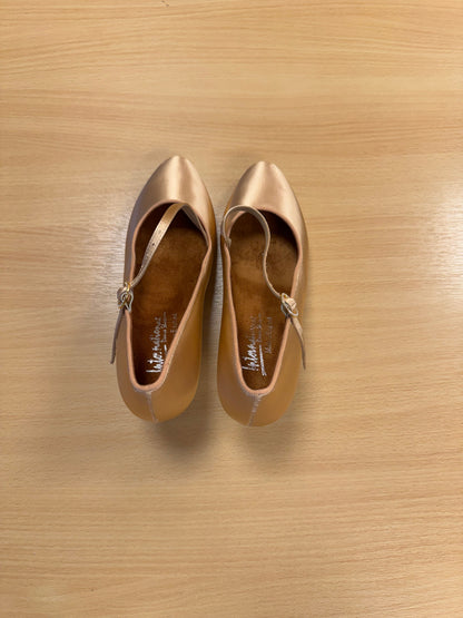 ICS RoundToe SingleStrap - Peach Satin - Size 6 - Regular