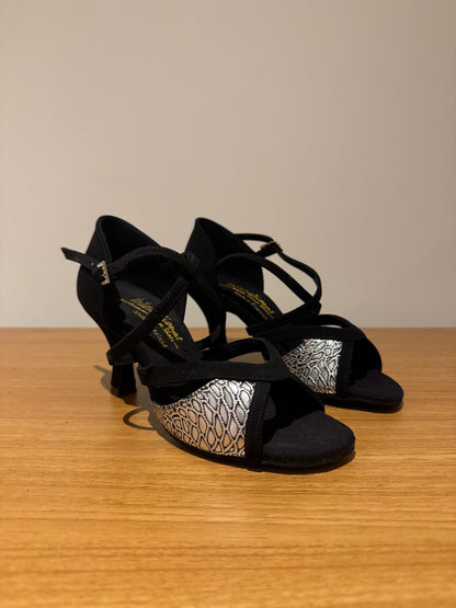 Bianca - BlackNubuck/Gondala - Size 4.5 - Regular