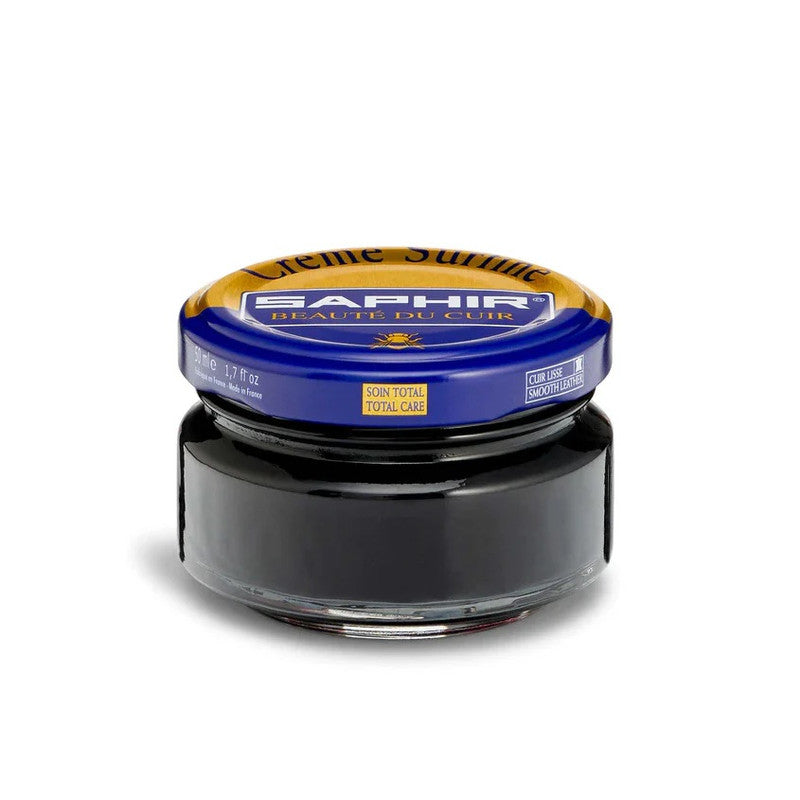 Leather Shoe Cream - Black (50ml)