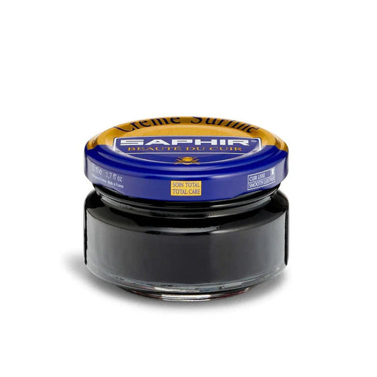 Leather Shoe Cream - Black (50ml)